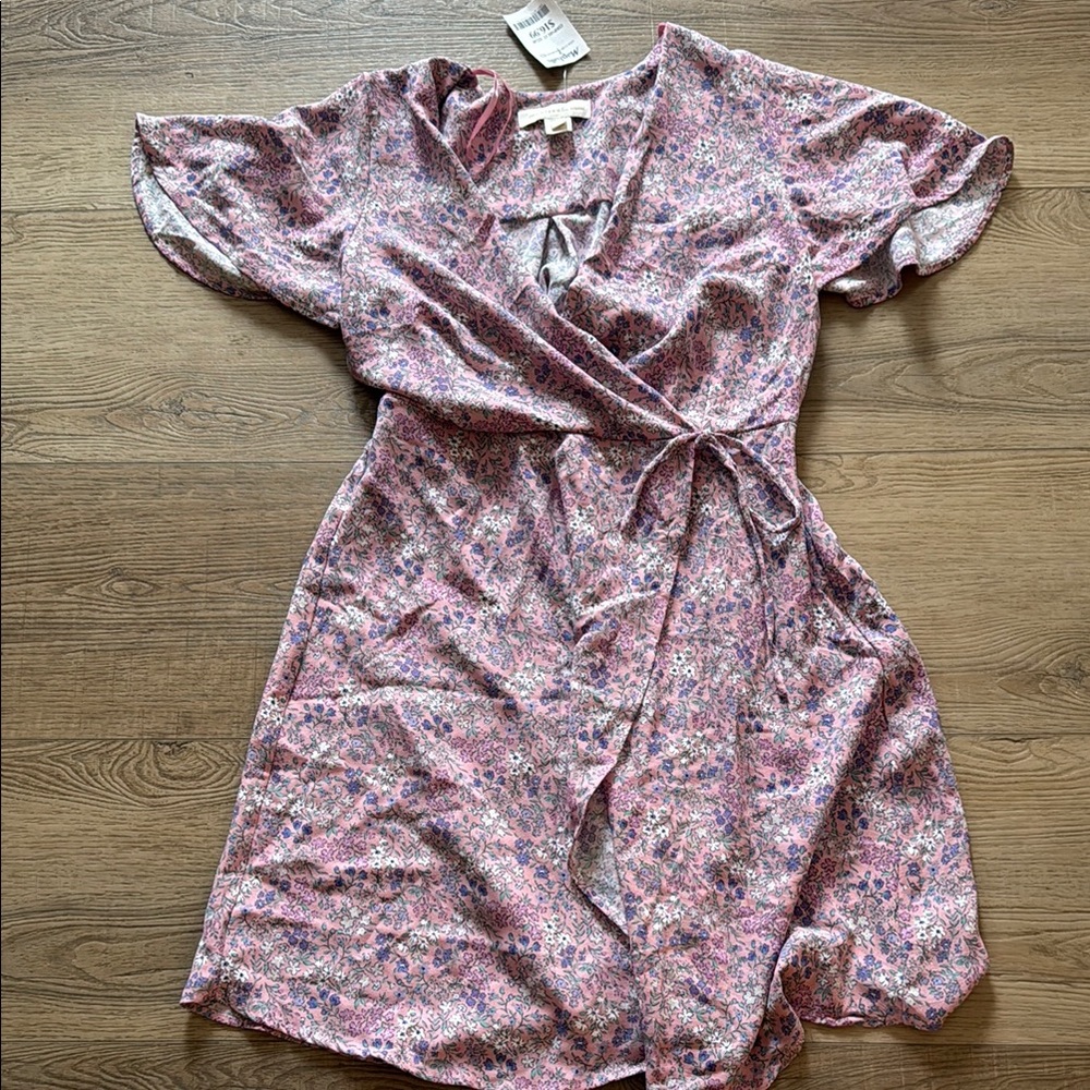 Marshalls Pink and Purple Floral Dress